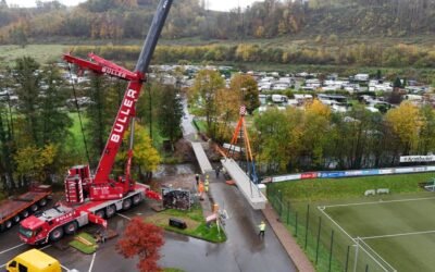 Millimeterarbeit mit 42 Tonnen am Haken